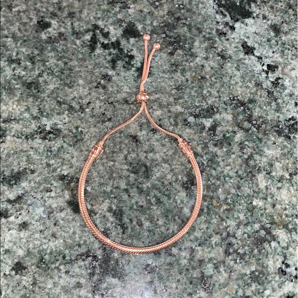Pandora sliding bracelet rose gold